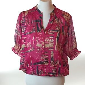 The Limited Medium billowy summer top 3/4 sleeve